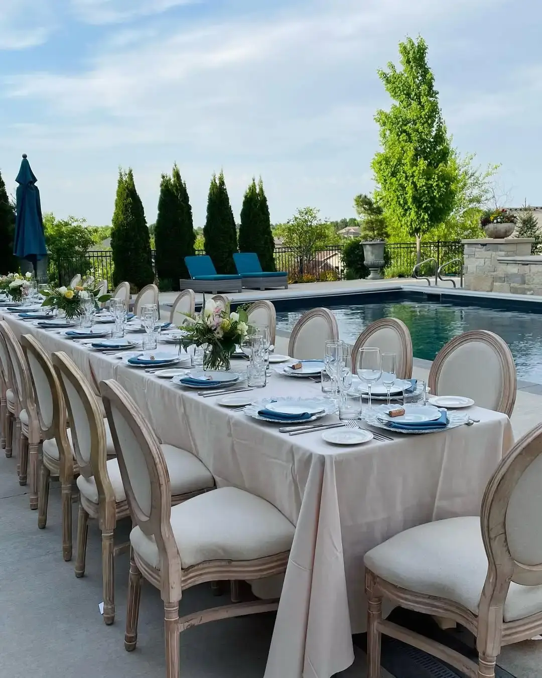 A formal private dining room prepared for executive hosting.